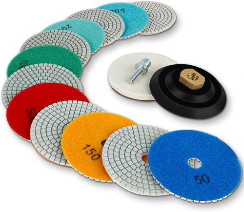 15pcs diamond polishing pads - diamond,