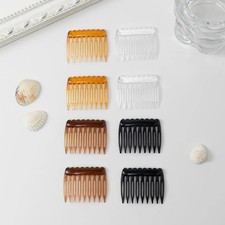 HAIR COMBS HAIR SLIDES 8 PACK