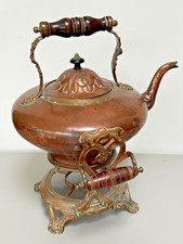 antique copper tea pot