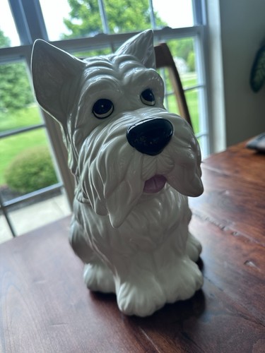 Westie cookie jar ceramic - cookie,