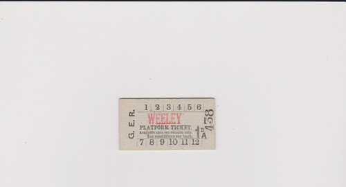 Railway platform ticket - railway,