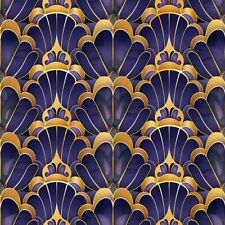 20x Blue Theos Art Deco Peel