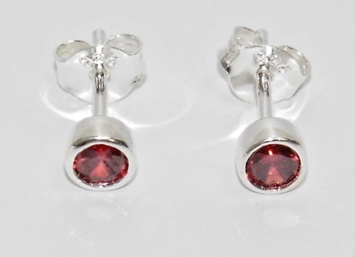 Sterling silver 925 garnet - sterling,