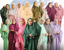 *SALE* Muslim Salah Prayer Hijab Scarf Khimar Jilbab Islamic Ramadan Umrah Hajj