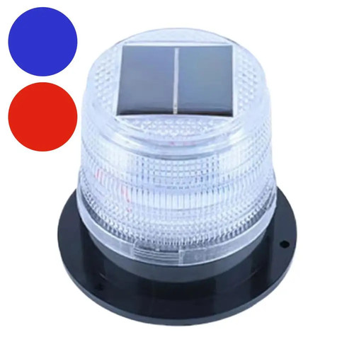 Solar flashing light beacon - flashing,