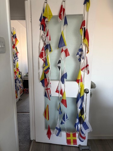Flags for dressing overall - for, on