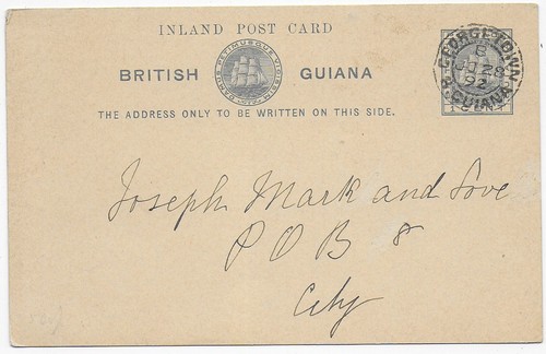 British guiana postcard - guiana,