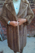 Vintage Real Mink Fur Long