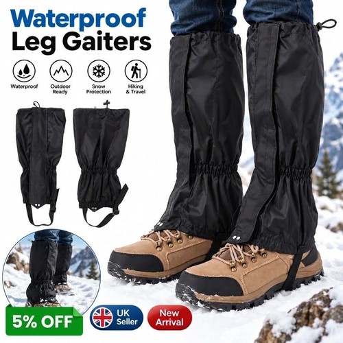 Waterproof walking gaiters - walking,