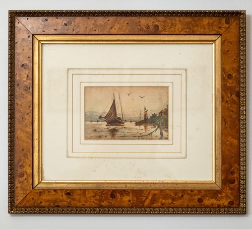 Vintage antique burr walnut - burr,