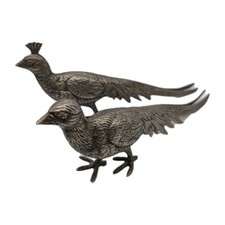 Vintage Silver Plated Peacock