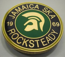 SKA REGGAE SKINHEAD BADGE -