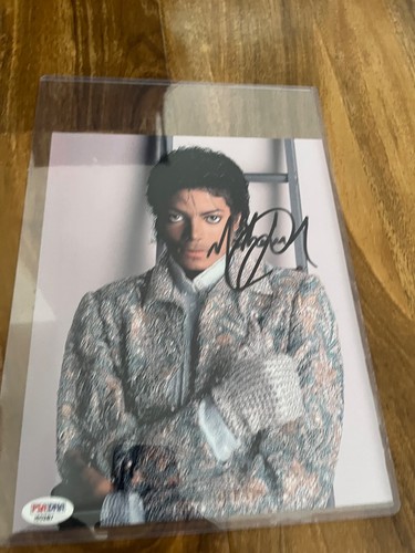 Psa dna michael - jackson, signed