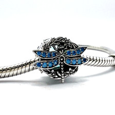 Dragonfly Flower Charm Bead