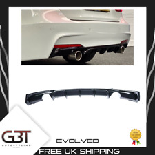BMW 3 Series M-Sport M Performance Dual Exhaust Rear Diffuser Gloss Black