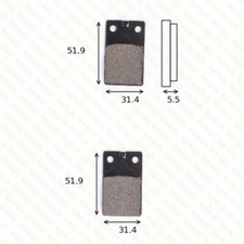 Brake shoes disc brake pads