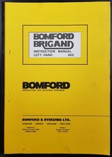 Original Bomford Brigand 452 Left Hand Hedge Trimmer Instruction Manual
