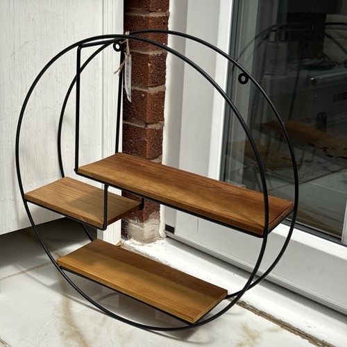 Metal wood shelf wall - metal,