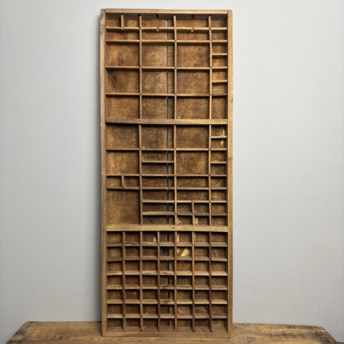Vintage wooden printers tray - printers,