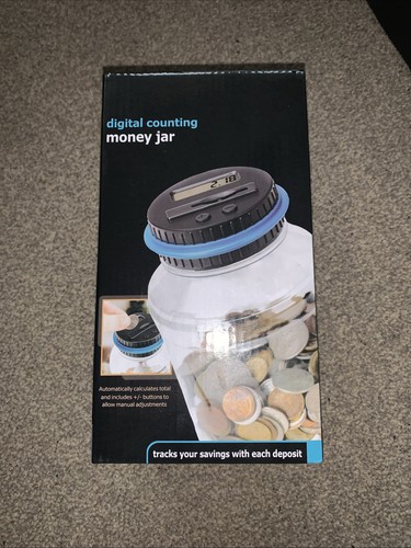 Digital coin counting jar - digital, –