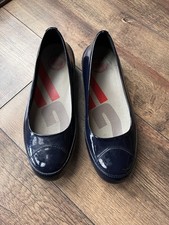 Fitflop. Navy Blue Patent