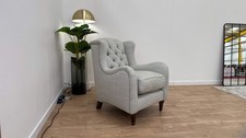 DFS Woodstock Wing Chair in Mint Green