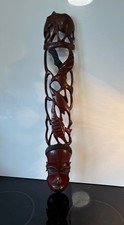 Vintage hand carved zambian - vintage,