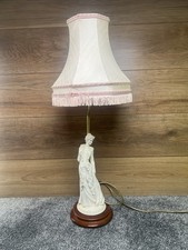 	1.	Vintage A. Belcari DEAR 1991 Figurine Table Lamp Victorian Lady Sculpture