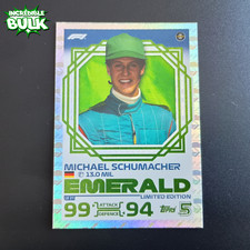 Michael Schumacher Emerald LE 21 Limited Edition Topps F1 Turbo Attax 2024
