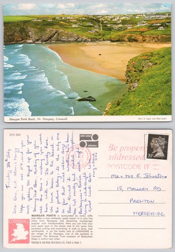 C44658 mawgan porth beach - porth,