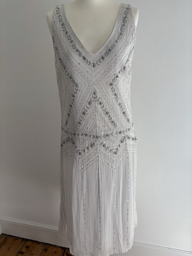 White sleeveless dress - h&m,