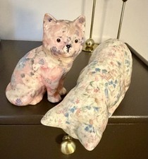 Pair Of Vintage Ceramic Cats