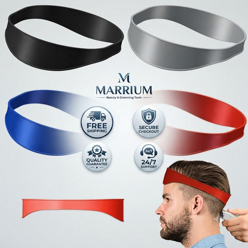 Silicone haircut band curved - haircut,