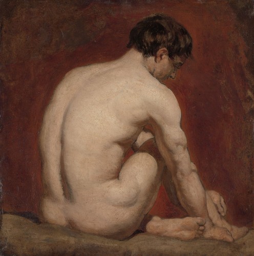 William etty male nude - etty,