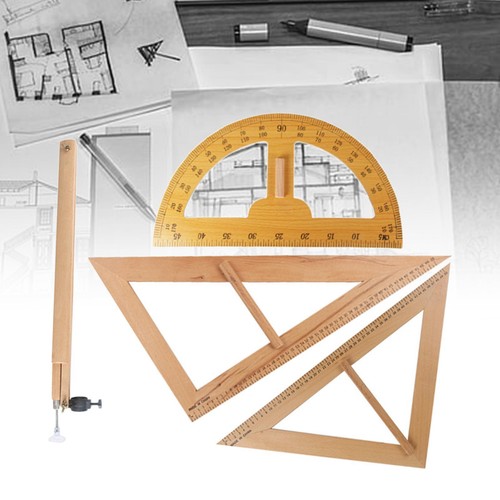 Wood maths geometry set - maths,