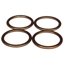 4pcs 37x45x4mm exhaust gasket for HONDA VFR1200 VFR1200F FD DCT ABS SC63 10-14