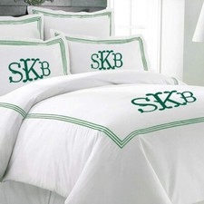 Monogram 500 TC Duvet Cover
