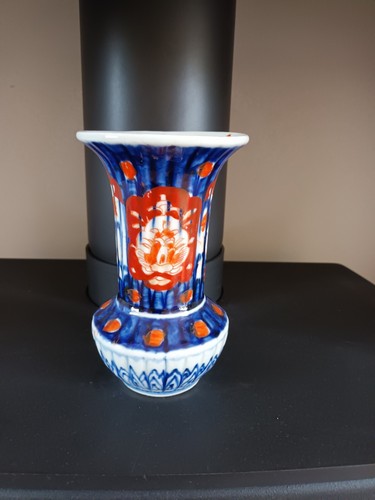 Imari style porcelain vase - imari,
