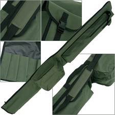NGT Rod Holdall 3 + 3 Made Up Rods And Reel Padded Tackle Fishing Carp Bag