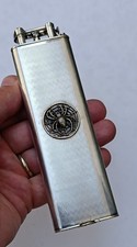 Dunhill Unique Lighter Long Art Deco Spider Spider Web Vintage Petrol Lighter