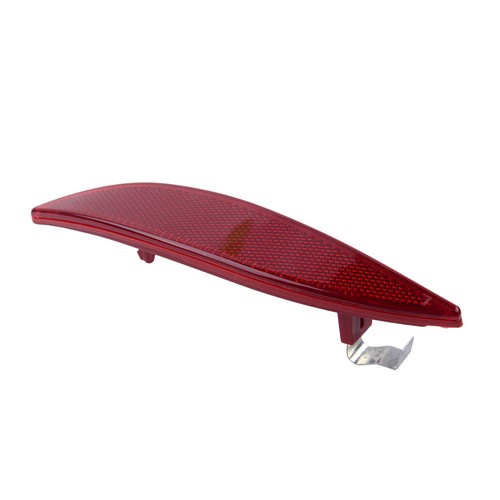 Red left rear bumper - bumper, reflector
