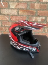 Wulfsport Kids Childrens Quad MX Motorcross Advance Helmet RED YXL 53-54 cm 