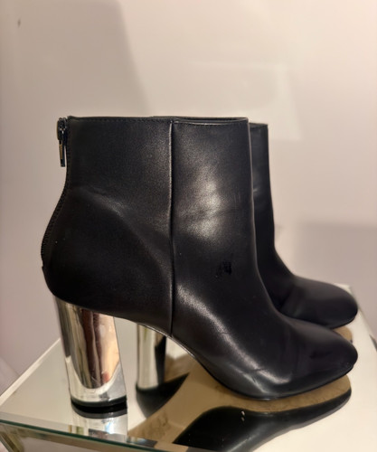 Faith black leather ankle - faith,