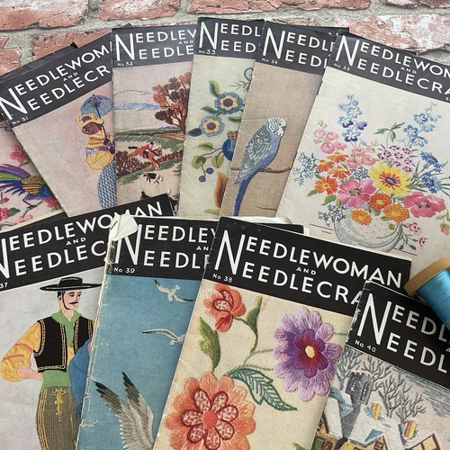 1940s needlewoman and - needlewoman,