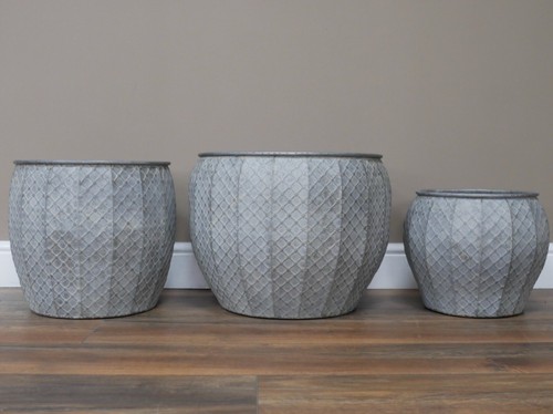 Set galvanised metal - galvanised,