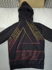 Palace Linear Fade Black Hoodie Size Medium