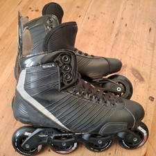 Reign Helios Hockey Skates UK9 Powerslide Trinity mount 243mm plates 80mm wheels