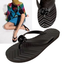 GUCCI SHOES MENS CHEVRON THONG