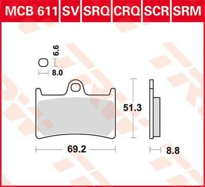 Trw sintered brake - trw, for