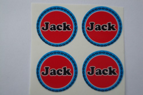Jack crown green stickers - crown,